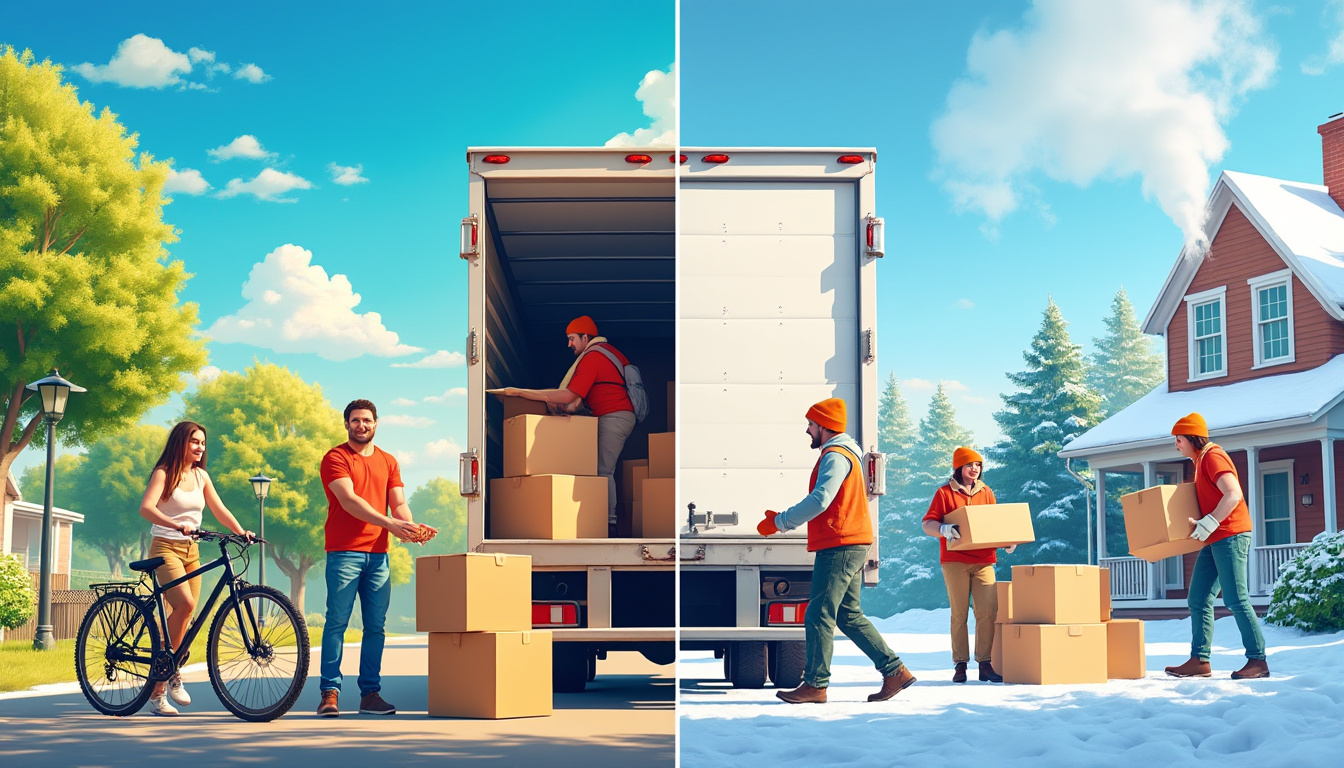 découvrez les avantages et inconvénients de déménager en été ou en hiver, et choisissez la meilleure période pour organiser votre déménagement dans les meilleures conditions.